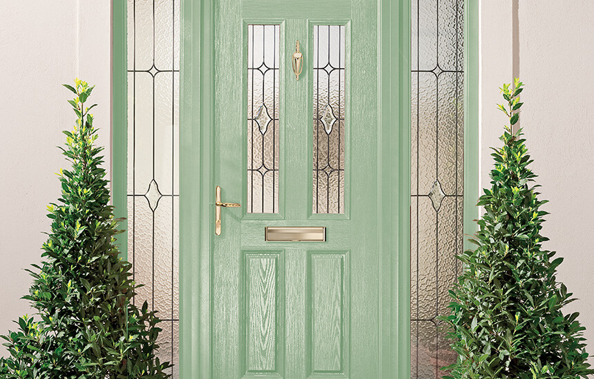 Chartwell green traditional composite door